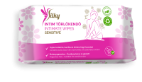 Silky Intim Sensitive 20 lapos törlőkendő érzékeny bőrre